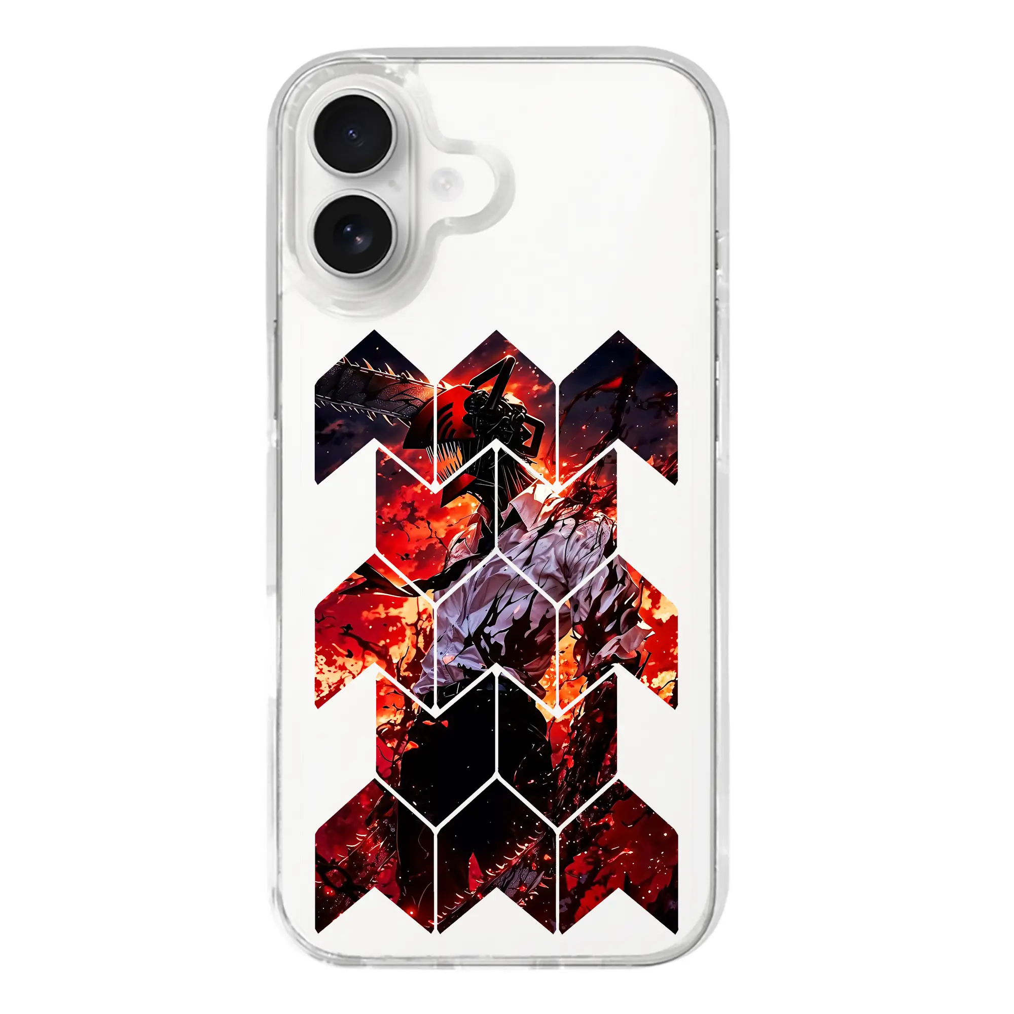 チェンソーマン グッズ,デンジ - iPhone 17シリーズ 透明スマホケース – 薄型・耐衝撃・精密フィット保護カバー